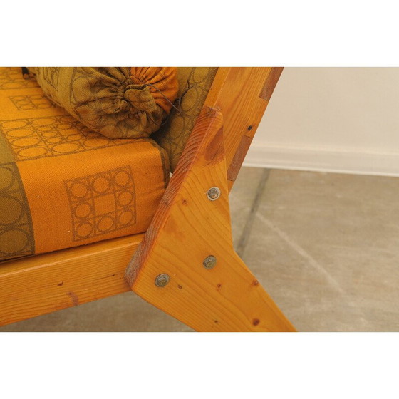 Image 1 of Paire de fauteuils vintage en pin, 1970