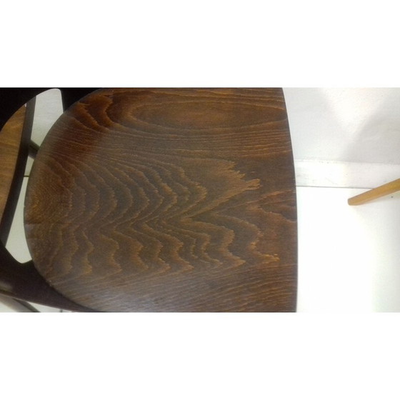 Image 1 of Ensemble de 4 chaises vintage pour Thonet en hêtre 1960