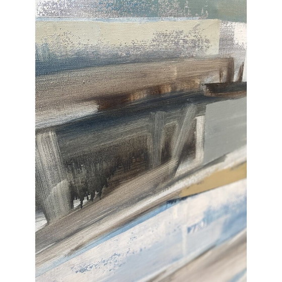 Image 1 of Toile vintage "Voyage Nordique"
