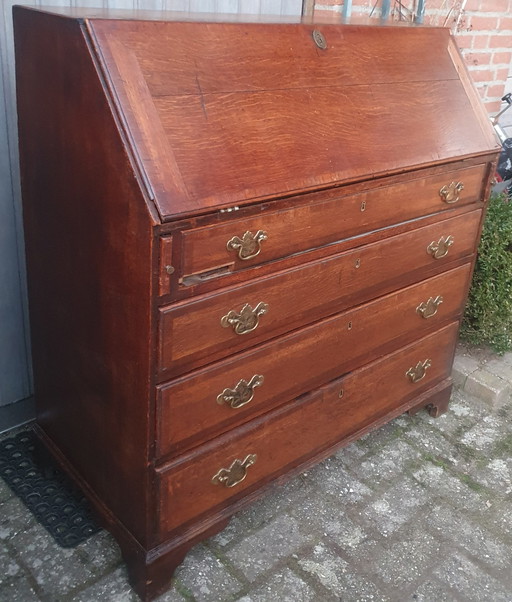 Bureau à clapet antique Anglais