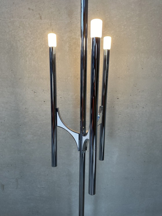 Image 1 of Lampadaire vintage (avec ou sans abat-jour) - Sciolari