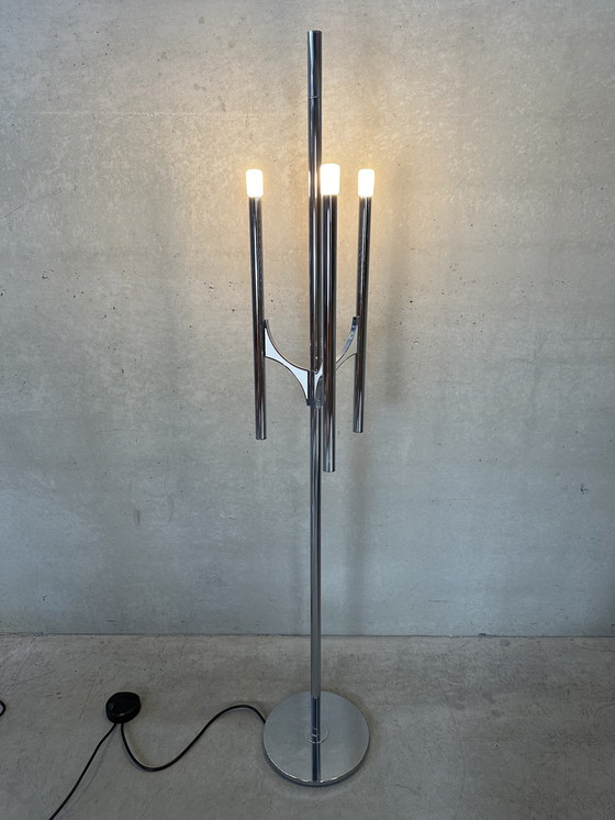 Image 1 of Lampadaire vintage (avec ou sans abat-jour) - Sciolari