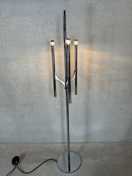 Image 1 of Lampadaire vintage (avec ou sans abat-jour) - Sciolari