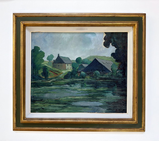 Image 1 of Emile Mortier (1892-1977) - Jour d'été avant l'orage. C1940S.