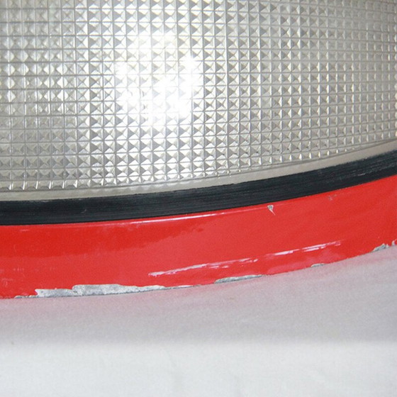 Image 1 of 2 lampes rouges vintage "TOTUM" par Bocatto et Gigante pour Zerbetto