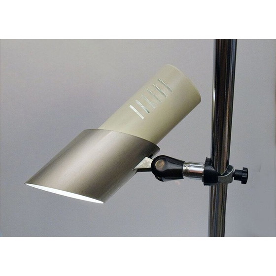 Image 1 of Lampadaire vintage "Spotlights" en métal et acier chromé par Stilnovo, 1970