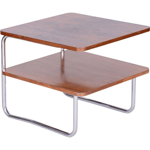 Table d'appoint vintage Bauhaus par Mora, tchèque, années 1930