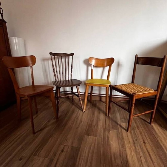 Image 1 of Lot De 4 Chaises Dépareillées
