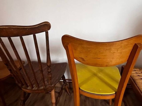 Image 1 of Lot De 4 Chaises Dépareillées