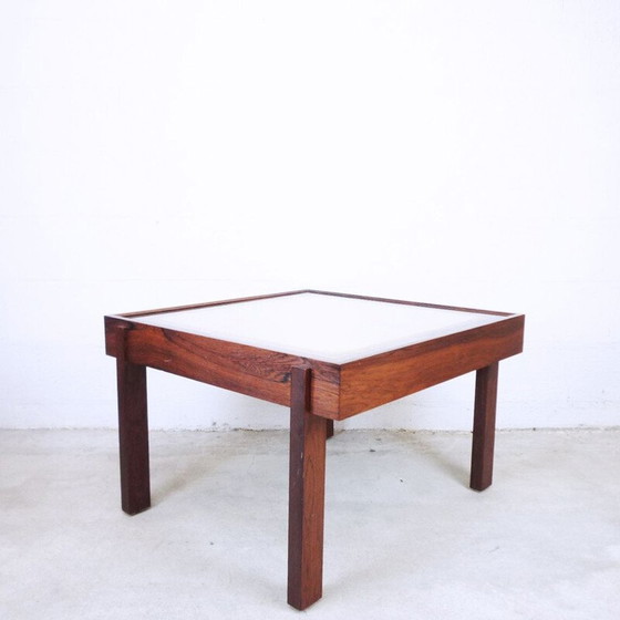 Image 1 of Table basse vintage en bois de rose, Suède 1970