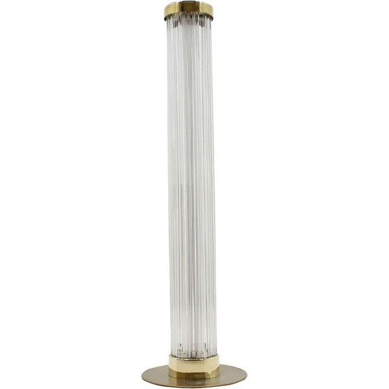 Image 1 of Lampadaire vintage en laiton et verre Kamenicky Senov, 1960