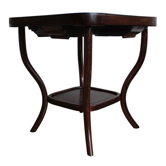 Image 1 of Table à cartes vintage Modèle No.8 par Thonet, Tchécoslovaquie 1920