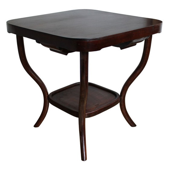 Image 1 of Table à cartes vintage Modèle No.8 par Thonet, Tchécoslovaquie 1920