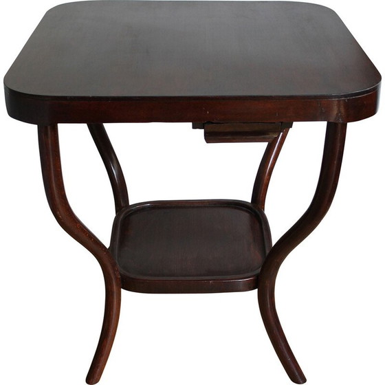 Image 1 of Table à cartes vintage Modèle No.8 par Thonet, Tchécoslovaquie 1920