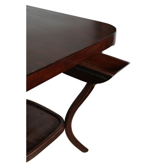 Image 1 of Table à cartes vintage Modèle No.8 par Thonet, Tchécoslovaquie 1920