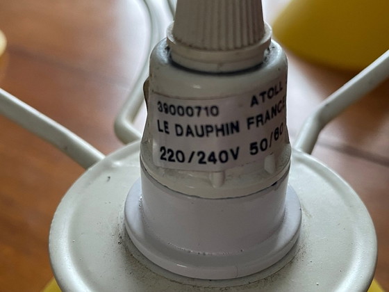 Image 1 of Lampe pendante vintage à 3 lumières, Le Dauphin, 1980S