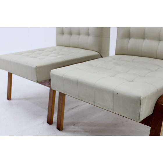 Image 1 of Paire de fauteuils d'appoint vintage par Drevopodnik Holesov pour Ludvik Volak, Tchécoslovaquie, années 1970