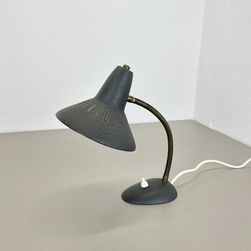 Lampe de table spoutnik en laiton, style Stilnovo, Italie 1950S