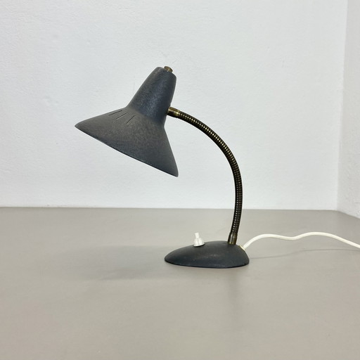 Lampe de table spoutnik en laiton, style Stilnovo, Italie 1950S