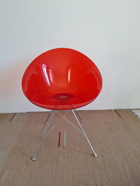 Image 1 of Kartell Eros Eiffel Tower Legs Chair By Philippe Starck