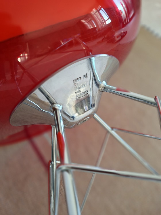 Image 1 of Kartell Eros Eiffel Tower Legs Chair By Philippe Starck