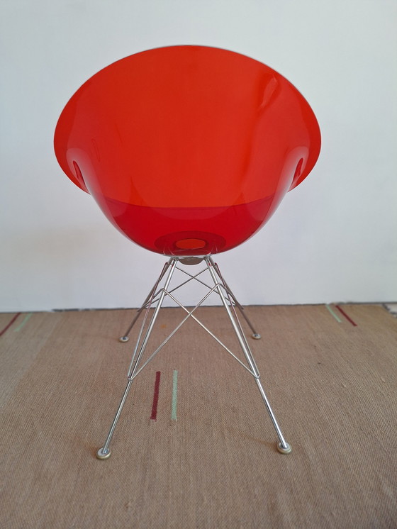 Image 1 of Kartell Eros Eiffel Tower Legs Chair By Philippe Starck