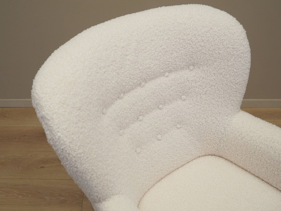 Image 1 of Fauteuil blanc, Design scandinave, Production : Danemark