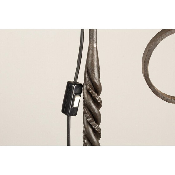 Image 1 of Lampadaire vintage en fer forgé, Allemagne 1970