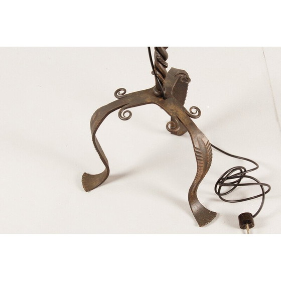 Image 1 of Lampadaire vintage en fer forgé, Allemagne 1970