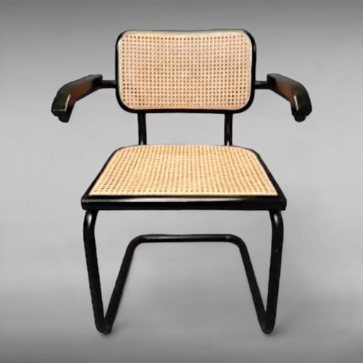 Chaise cantilever design Bauhaus, Italie 1970S