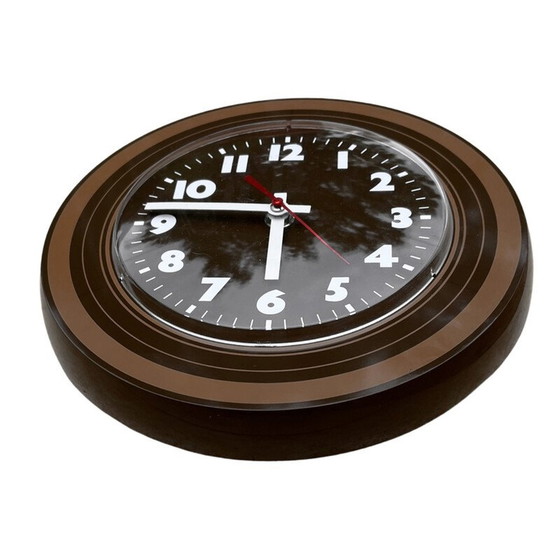 Image 1 of Horloge murale vintage en plastique Weimar, Allemagne 1970