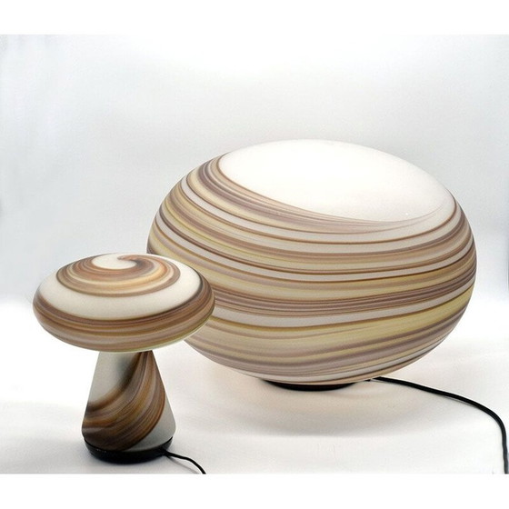 Image 1 of Lampe vintage en verre soufflé de Murano par VeArt, Italie 1970