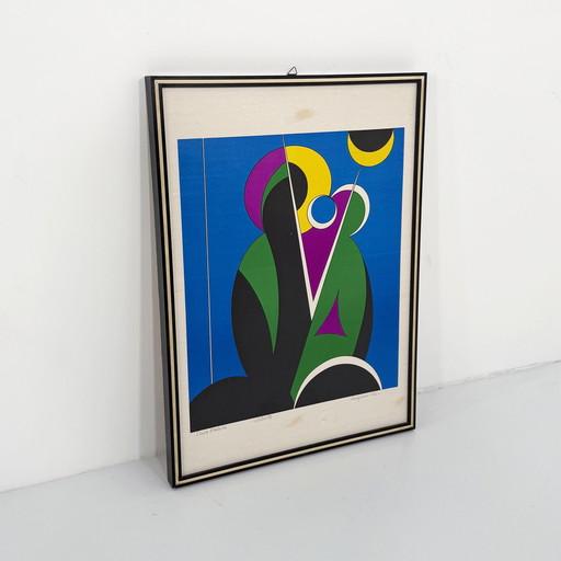 "Natività" Lithographie de Corrado Cicognani, 1970S