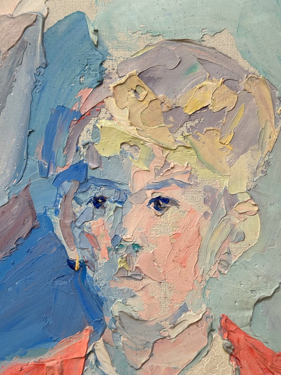 Image 1 of Peinture acrylique Astérix et Obélix 97 x 77 cm