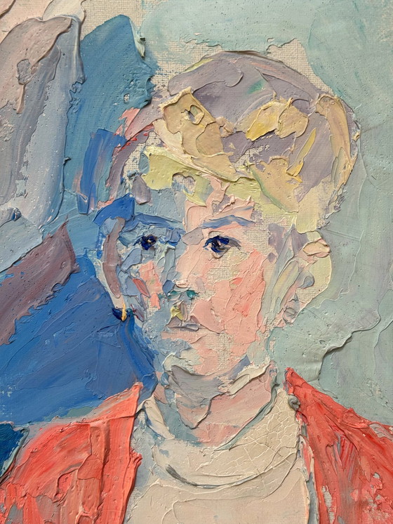 Image 1 of Peinture acrylique Astérix et Obélix 97 x 77 cm