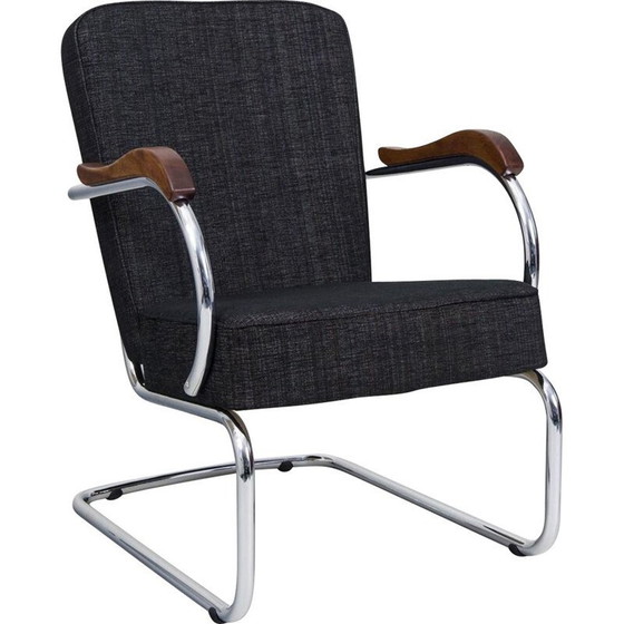 Image 1 of Paire de fauteuils vintage en acier chromé par Kovona, Tchèque 1960