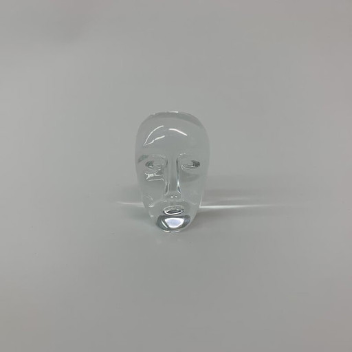 Tête en verre vintage par Bertil vallien pour Kosta Boda