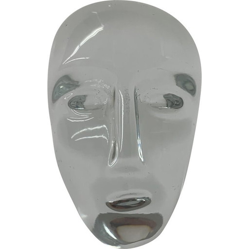 Tête en verre vintage par Bertil vallien pour Kosta Boda