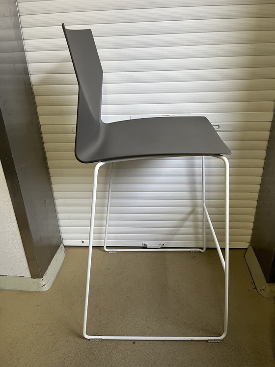 Image 1 of Tabouret de bar en toile