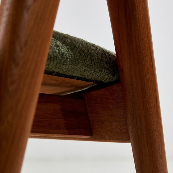 Image 1 of Ensemble de 4 chaises de salle à manger vintage "Compass" en teck par Kai Kristiansen pour SVA Møbler, 1960