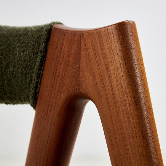 Image 1 of Ensemble de 4 chaises de salle à manger vintage "Compass" en teck par Kai Kristiansen pour SVA Møbler, 1960