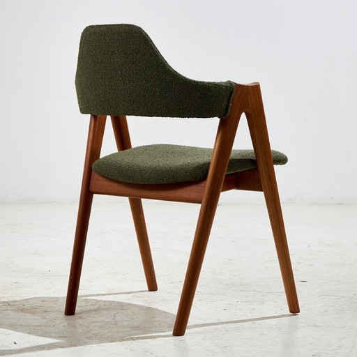 Ensemble de 4 chaises de salle à manger vintage "Compass" en teck par Kai Kristiansen pour SVA Møbler, 1960