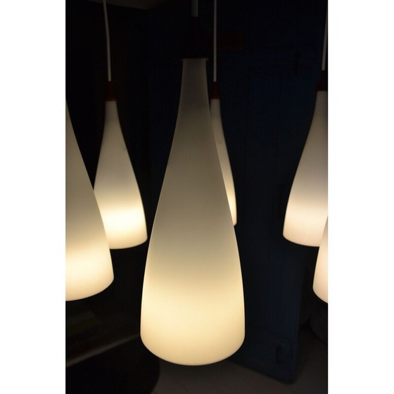Image 1 of Lustre pieuvre vintage par Uno et Östen Kristiansson pour Luxus, Suède 1950
