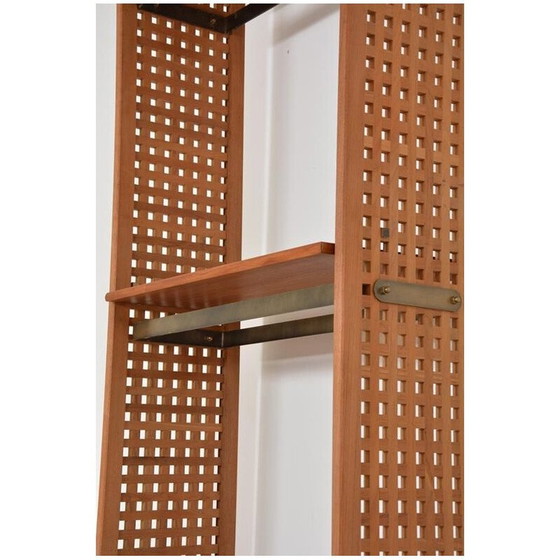 Image 1 of Etagère vintage modulaire en teck et métal