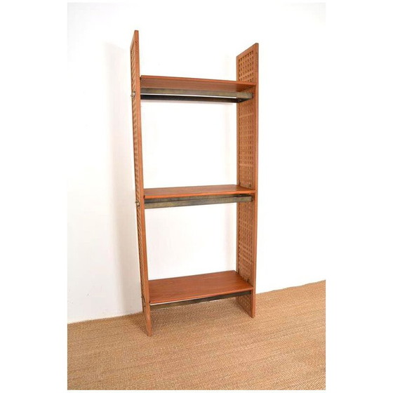 Image 1 of Etagère vintage modulaire en teck et métal