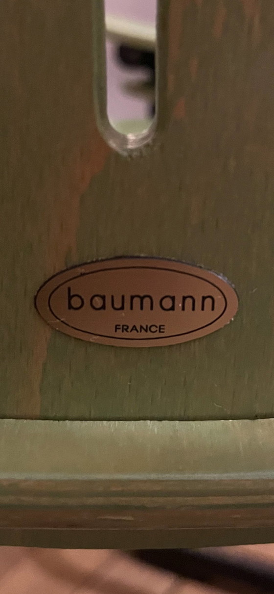 Image 1 of 4x Chaises Baumann Modèle Argos 1980´