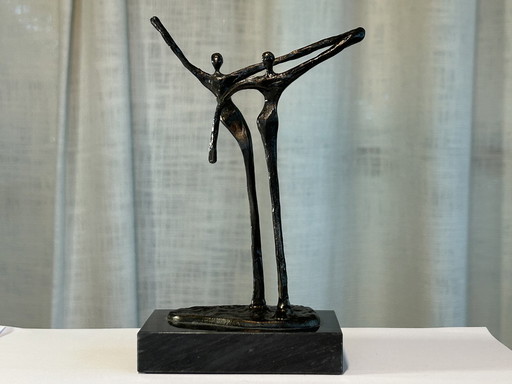 Corry Ammerlaan - Connectedness - Sculpture en bronze - Signée - Artihove