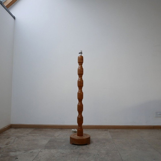 Image 1 of Lampadaire vintage en pin, Suède 1970