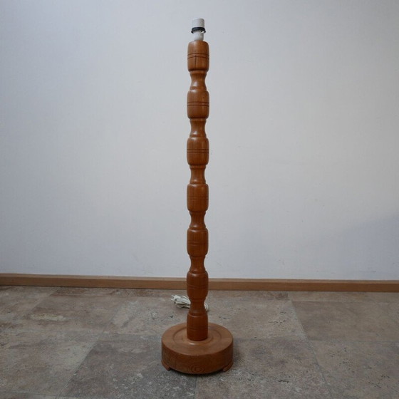 Image 1 of Lampadaire vintage en pin, Suède 1970