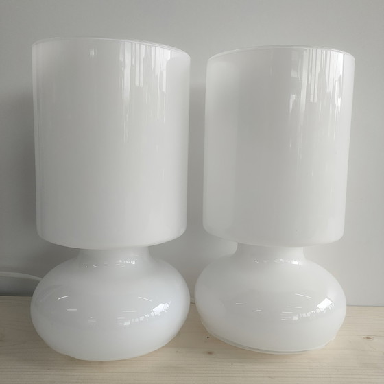 Image 1 of Lot de 2 lampes design Ikea Lykta Mushroom